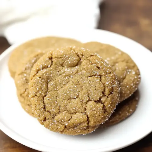Soft Molasses Cookies