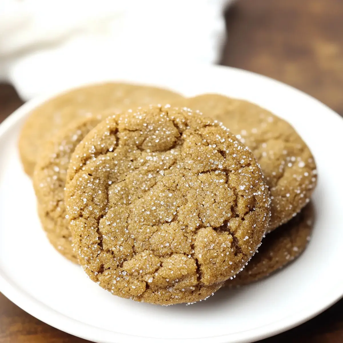 Soft Molasses Cookies