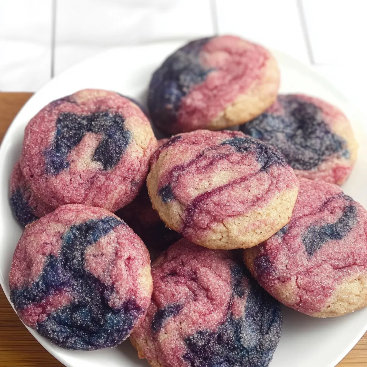 Berry Swirl Cookies