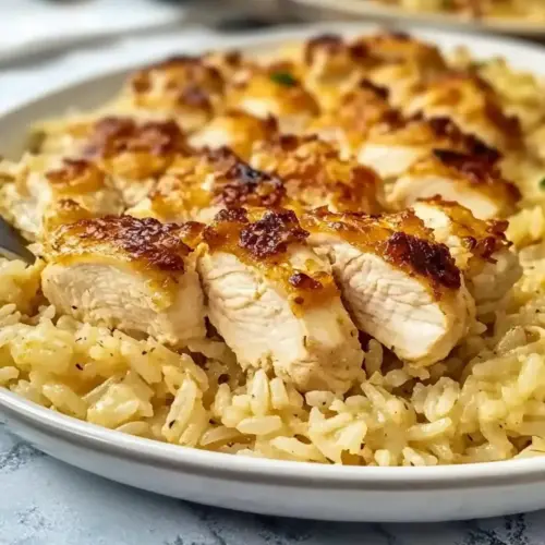 No Peek Chicken and Rice Casserole