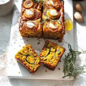 CHEESY CRUSTED CARAMELISED LEEK