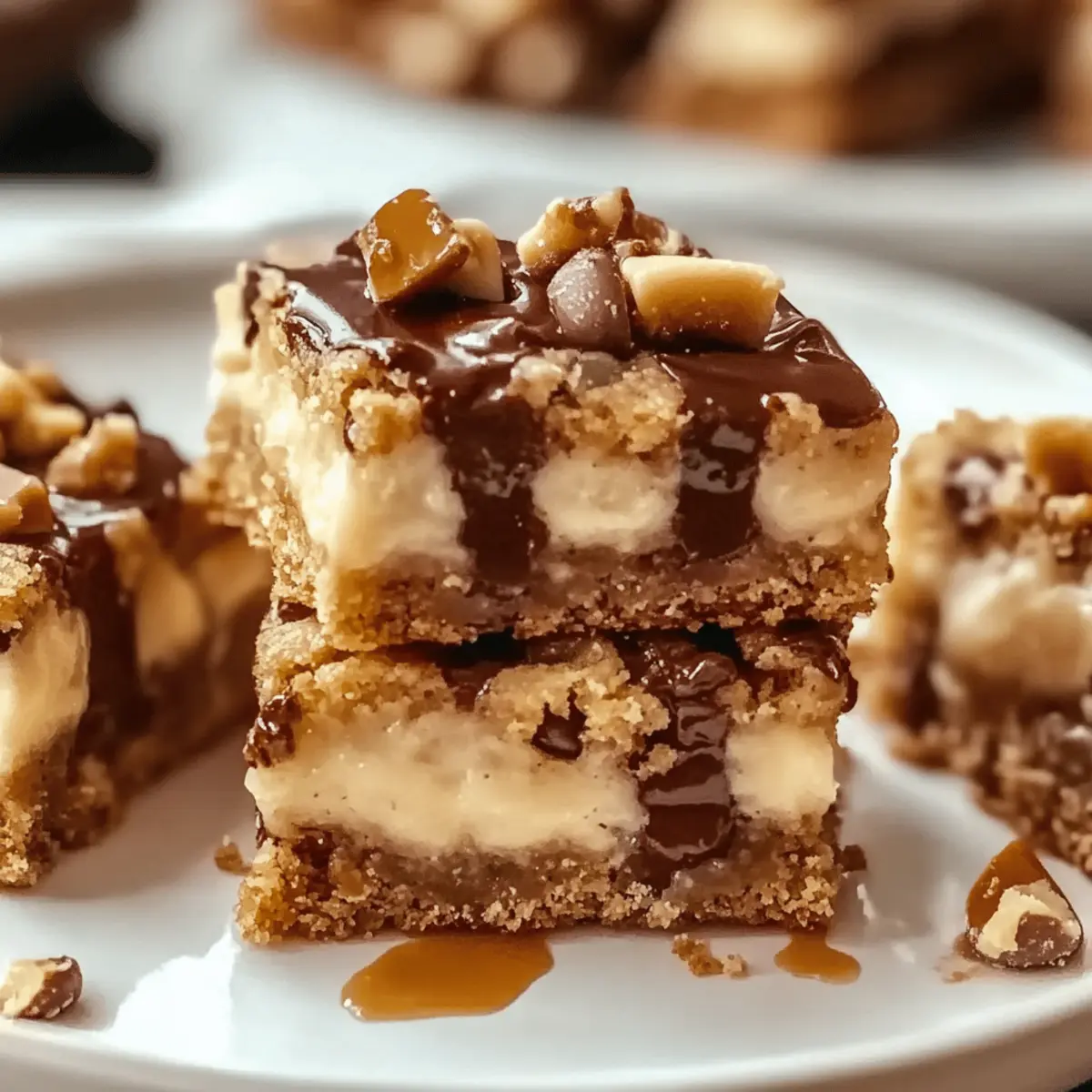 Caramel Apple Cheesecake Bars