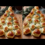 Cheesy Christmas Tree Bread