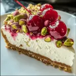 Cherry Pistachio Cheesecake