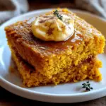 Cinnamon Honey Butter Sweet Potato Cornbread