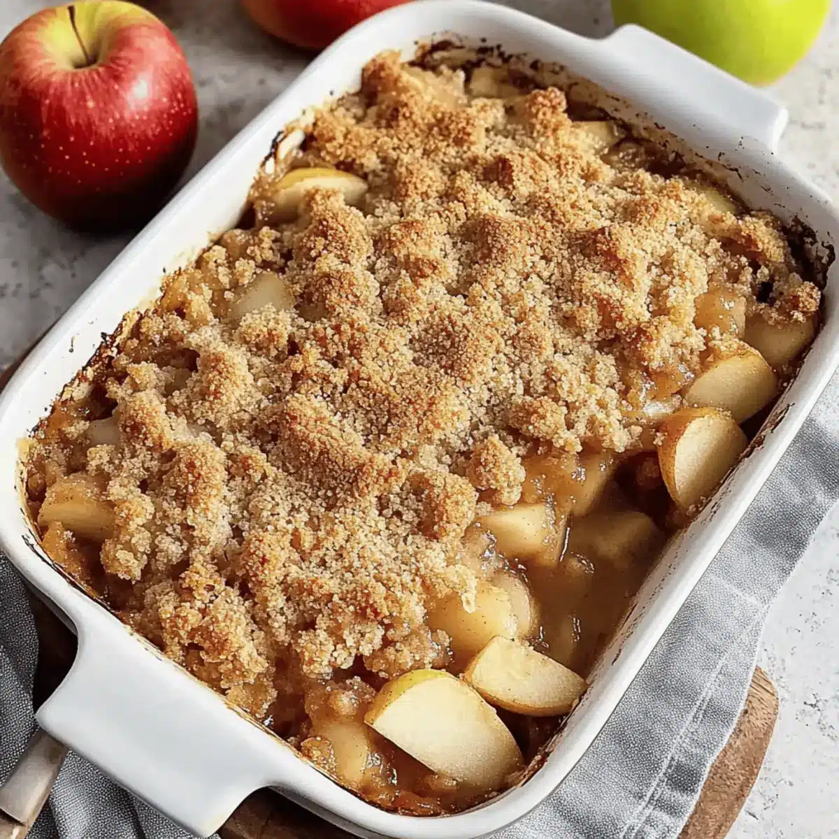 Classic Apple Crumble