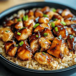 Honey BBQ Chicken Rice