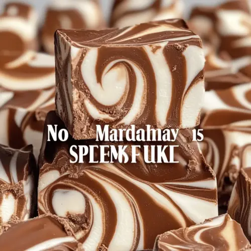 Marshmallow Swirl Fudge