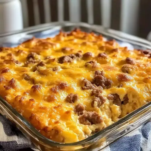 Tasty Sausage and Egg Breakfast Casserole