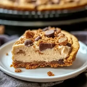 Butterfinger Pie with Peanut Butter