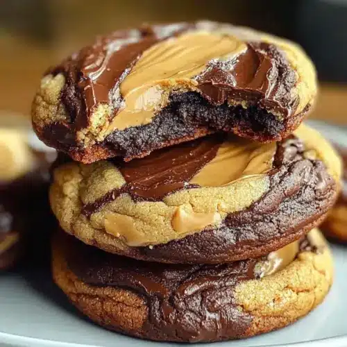 Best Peanut Butter Brownie Swirl Cookies Recipe