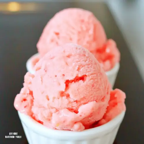 No churn watermelon ice cream