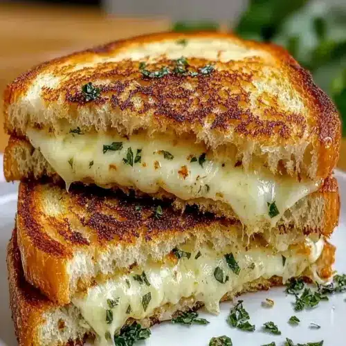 Garlic Bread Grilled Cheese