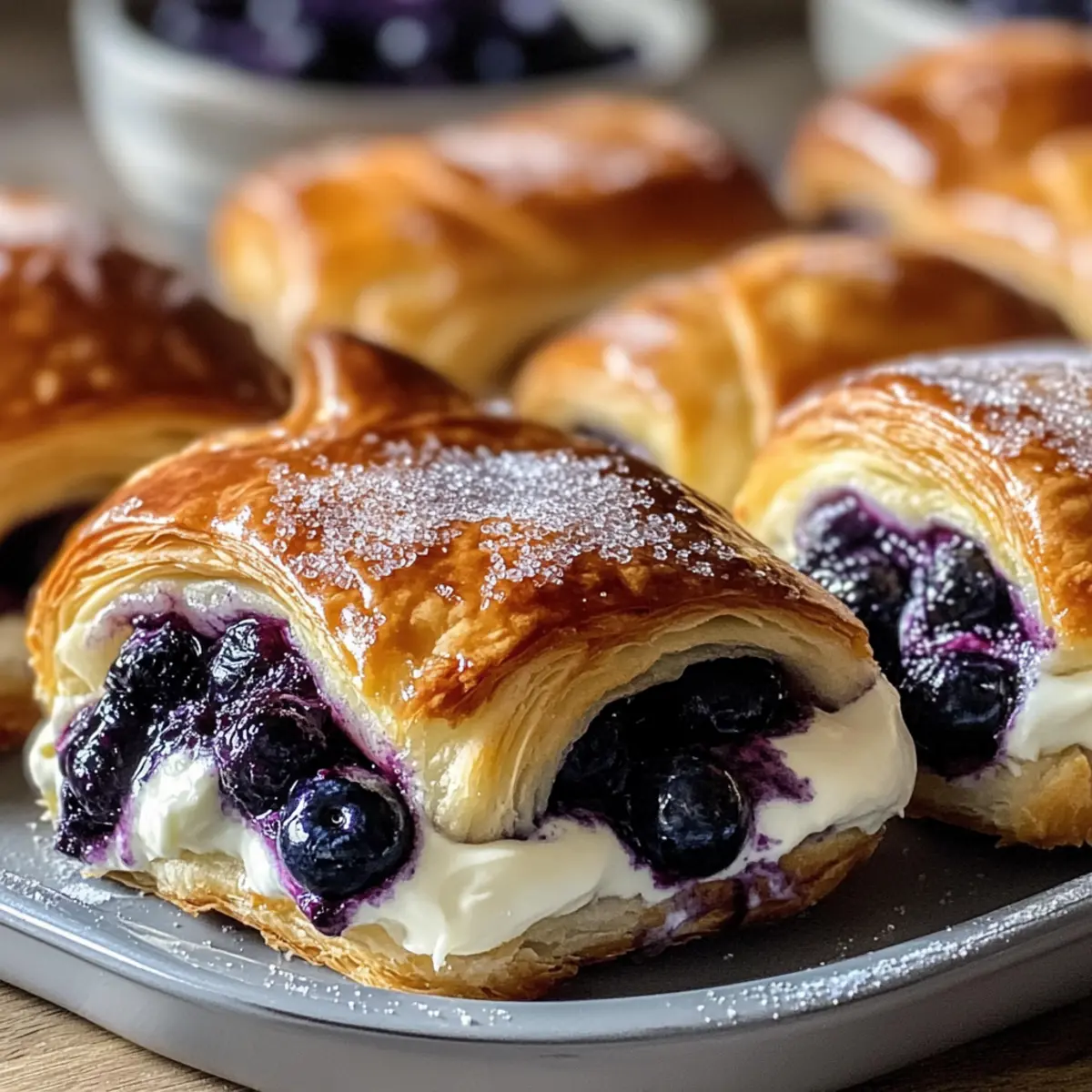 Easy Blueberry Cream Cheese Crescent Rolls Recipe