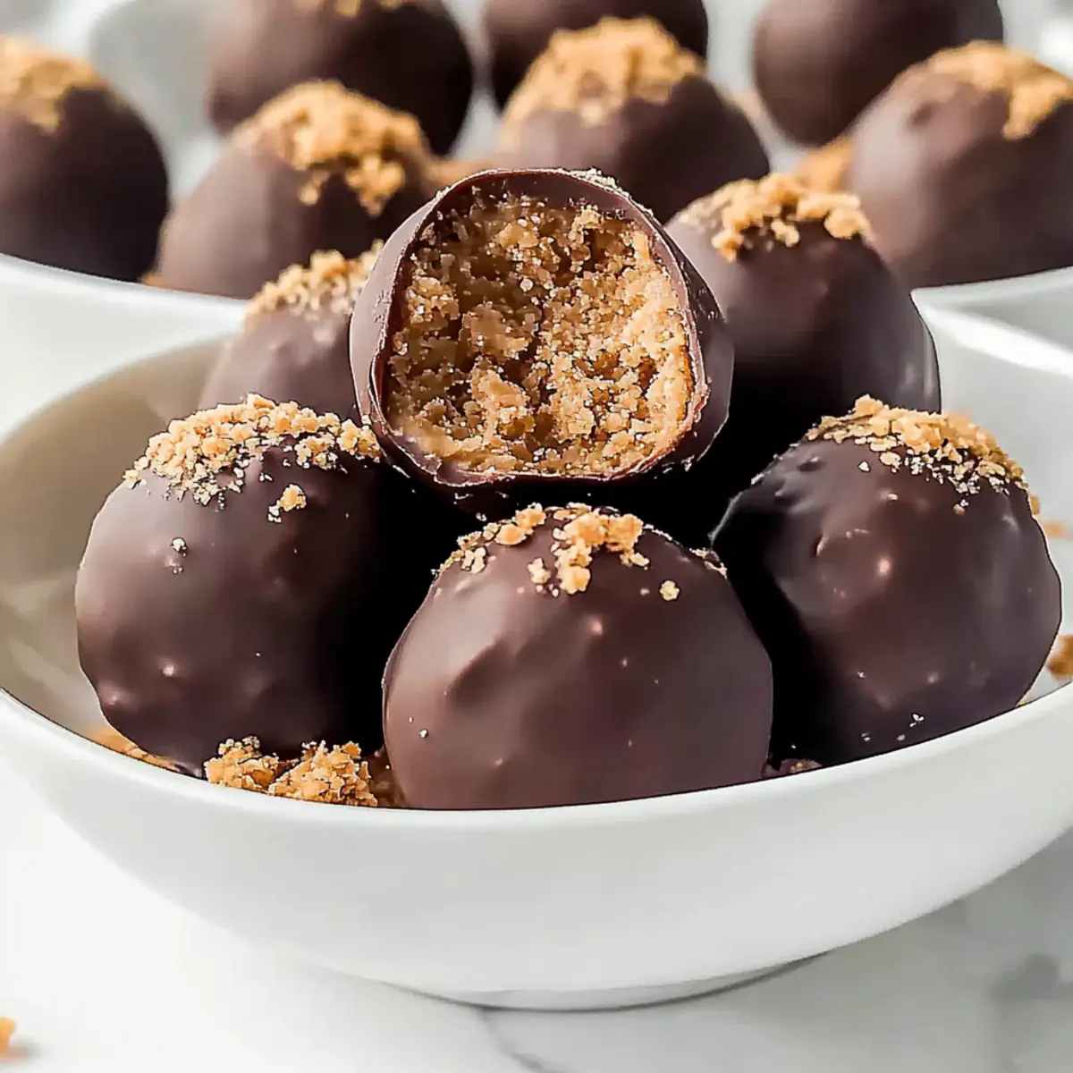 Irresistible Peanut Butter Balls with Graham Crackers Recipe