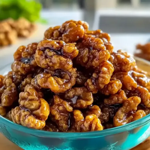 Quick Toffee Candied Walnuts
