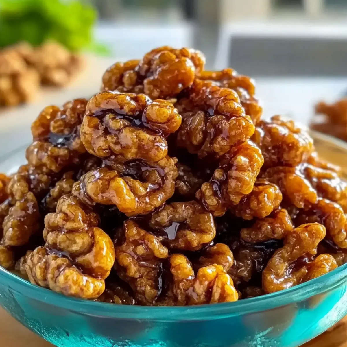 Quick Toffee Candied Walnuts