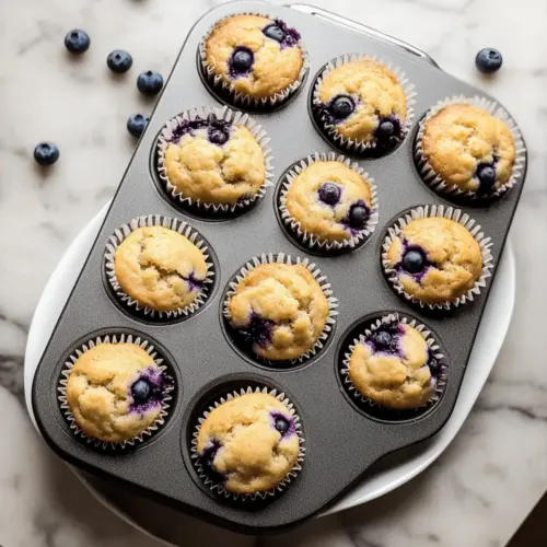 Homemade Blueberry Protein Muffins
