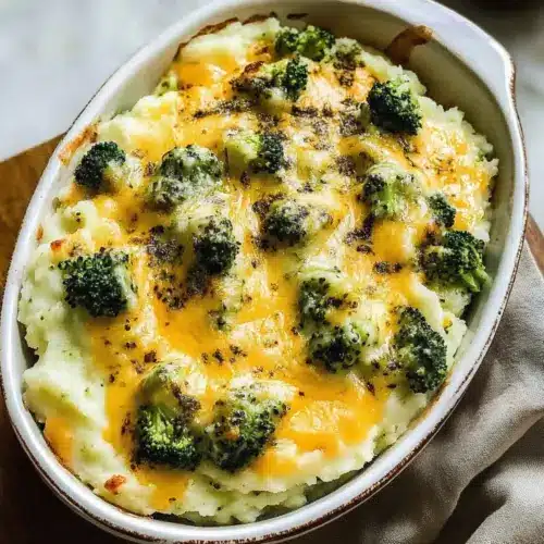 Broccoli Cheese Mashed Potatoes