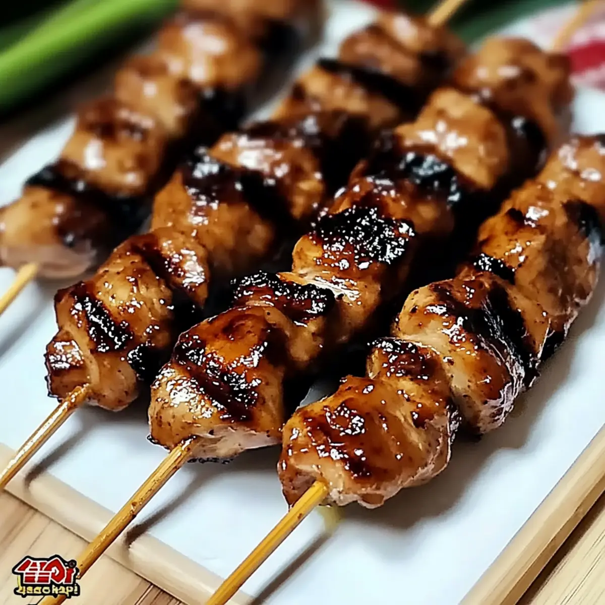 Grilled Chicken Yakitori Skewers