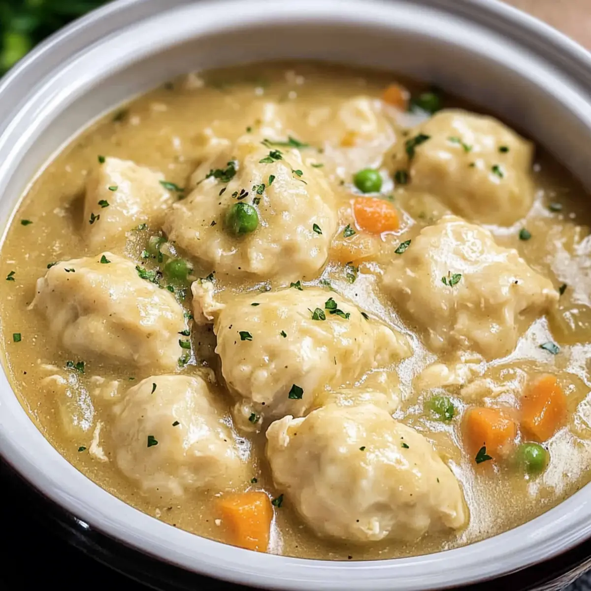 Easy Slow Cooker Chicken and Dumplings Recipe