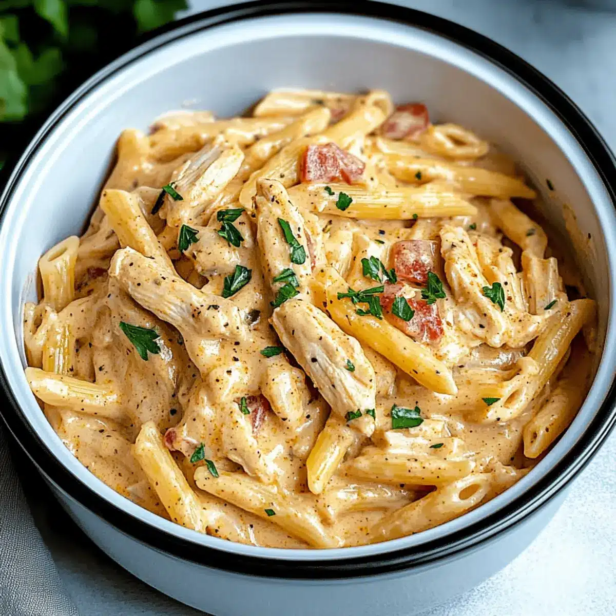 Crock Pot Creamy Cajun Chicken Pasta