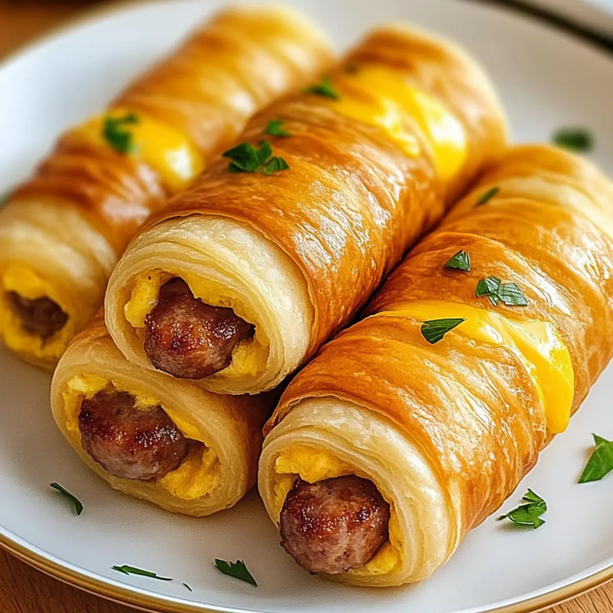Savory Breakfast Pigs In A Blanket