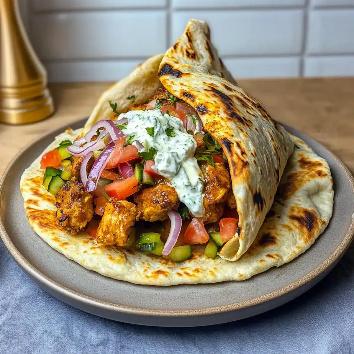 20 minute Air Fryer Chicken Gyros