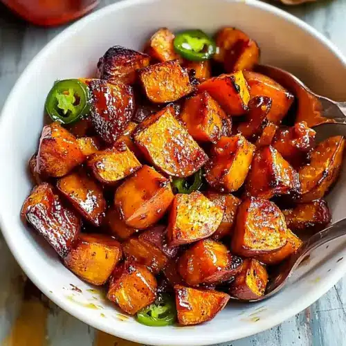 Hot Honey Caramel Sweet Potatoes Recipe