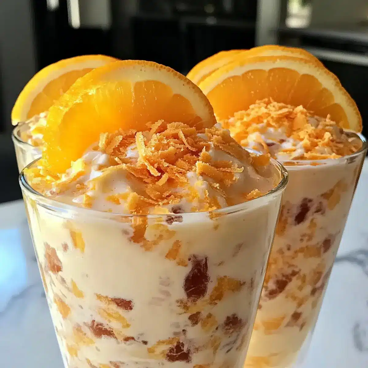 Refreshing Coconut Orange Glow – Easy Creamy Citrus Dessert Recipe