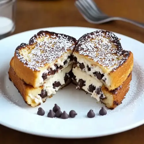 Decadent Cannoli Stuffed French Toast Recipe
