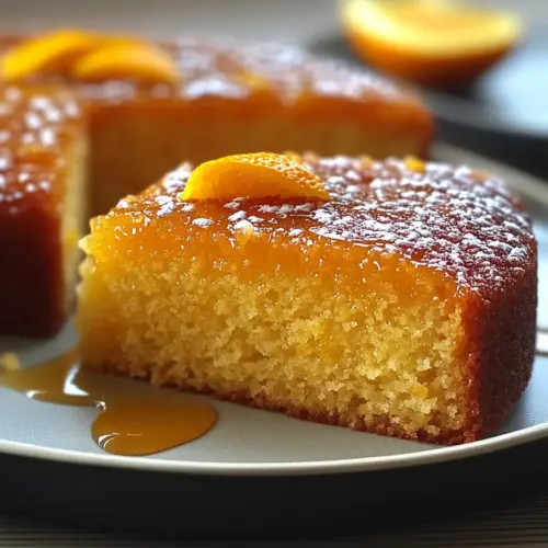 Semolina Cake with Yogurt and Orange Zest