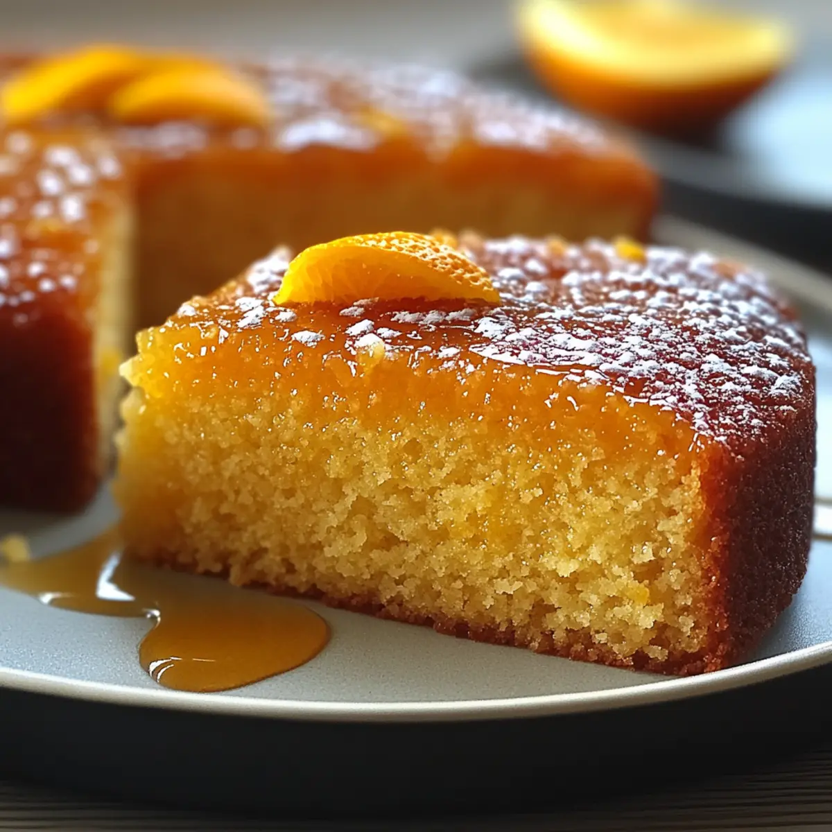 Semolina Cake with Yogurt and Orange Zest
