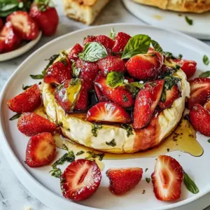 Strawberry Baked Brie