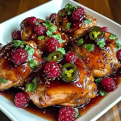 Sweet and Spicy Jalapeno Raspberry Chicken in Just 25 Minutes