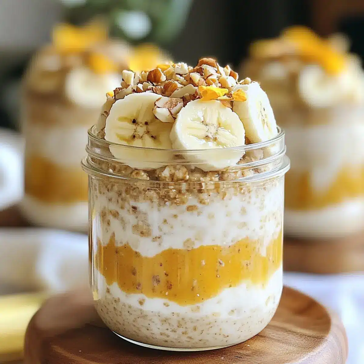 Peanut Butter Banana Overnight Oats Simple Recipe