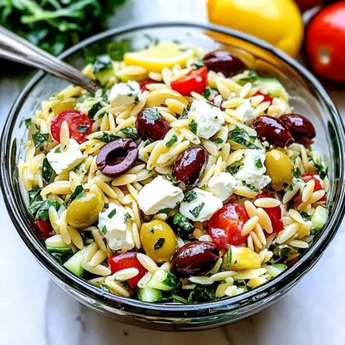 Mediterranean Orzo Salad Recipe