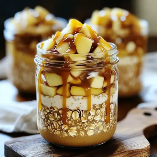 Caramel Apple Overnight Oats Tasty and Easy Recipe