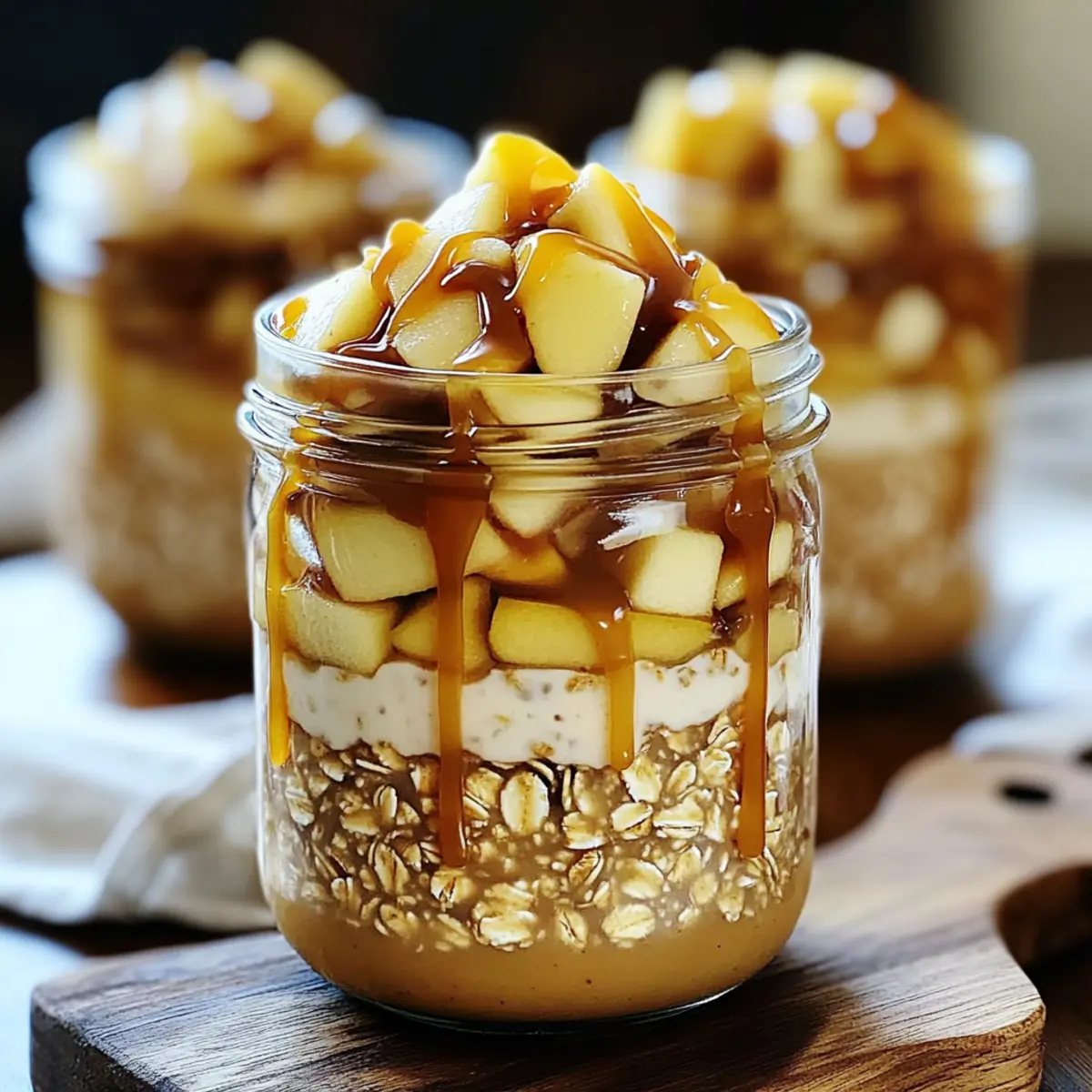 Caramel Apple Overnight Oats Tasty and Easy Recipe