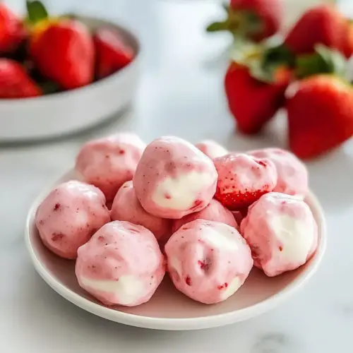 Easy Strawberry Yogurt Bites