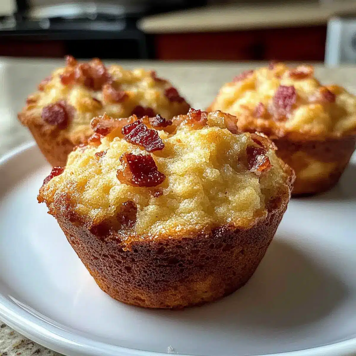 Maple Bacon Pancake Muffins