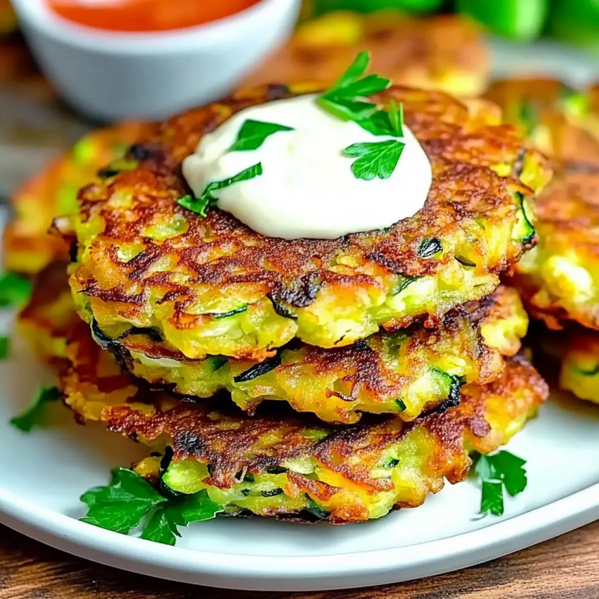 Simple Zucchini Fritters