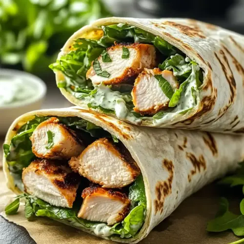 Ultimate Chicken Caesar Wrap: Fresh & Flavorful