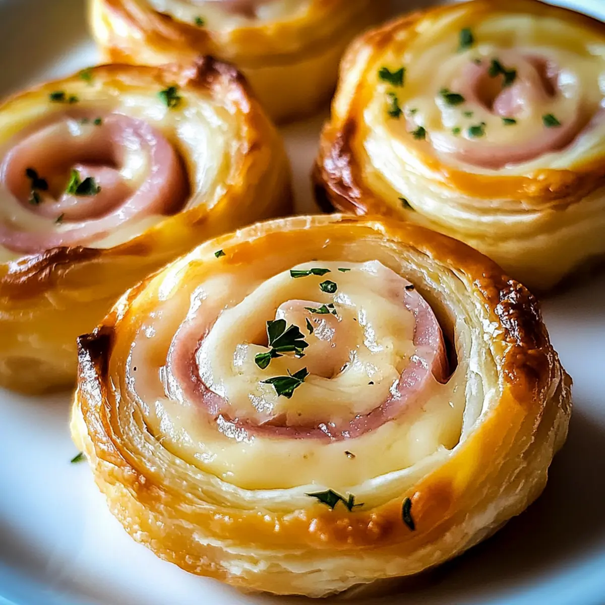 Easy Ham and Cheese Pinwheels