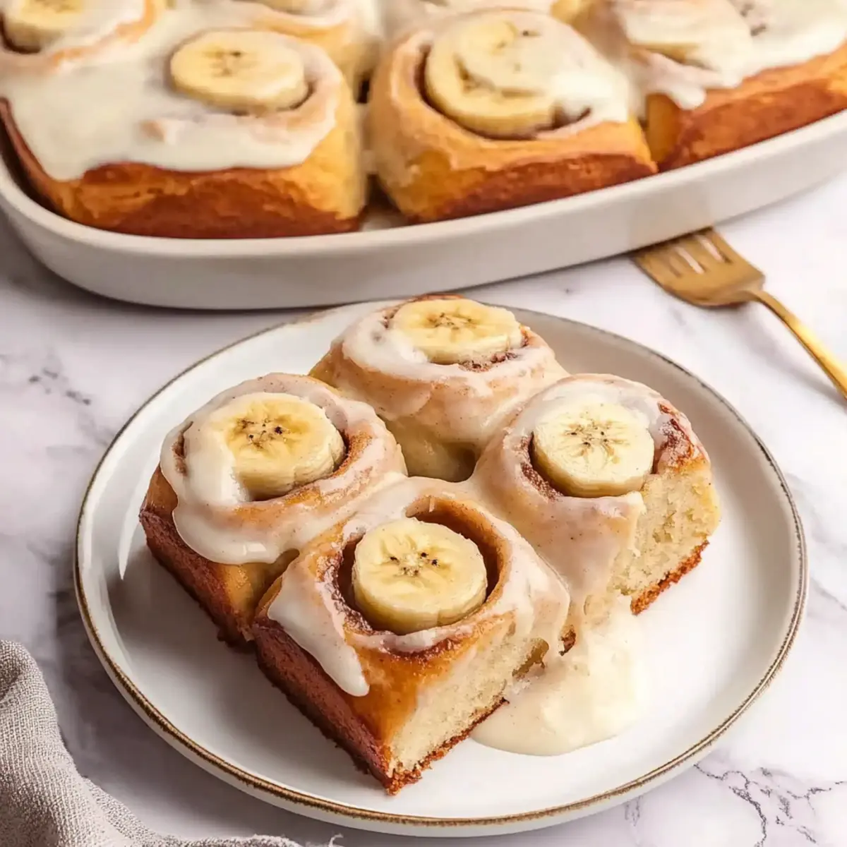 Banana Bread Cinnamon Rolls