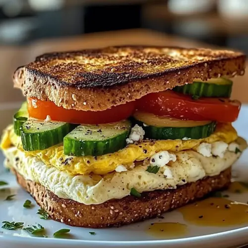 Mediterranean Breakfast Sandwich