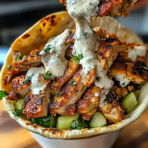 Chicken Shawarma with Garlic Sauce Recipe (Easy & Delicious)