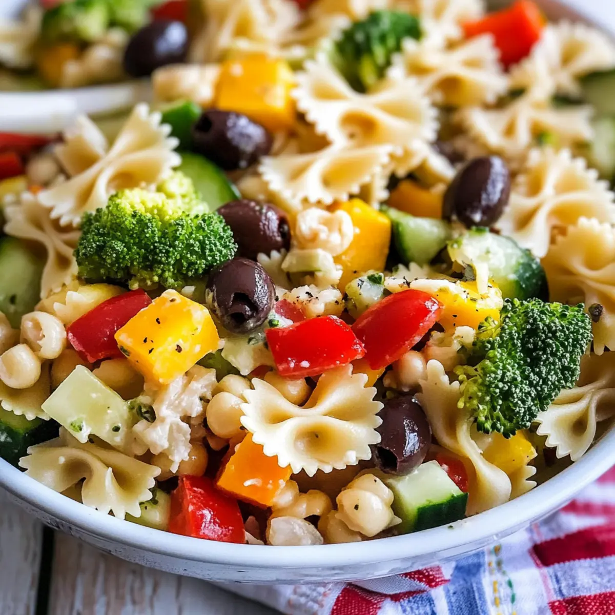 Summer Vegetable Pasta Salad