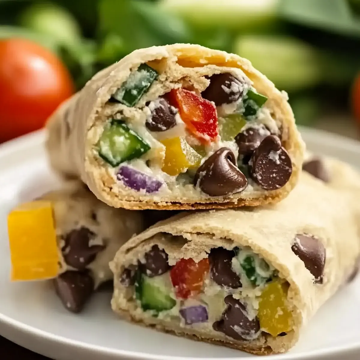 Quick & Easy Mediterranean Veggie Wraps