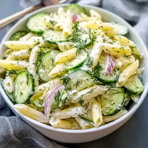 Healthy Cucumber Pasta Salad